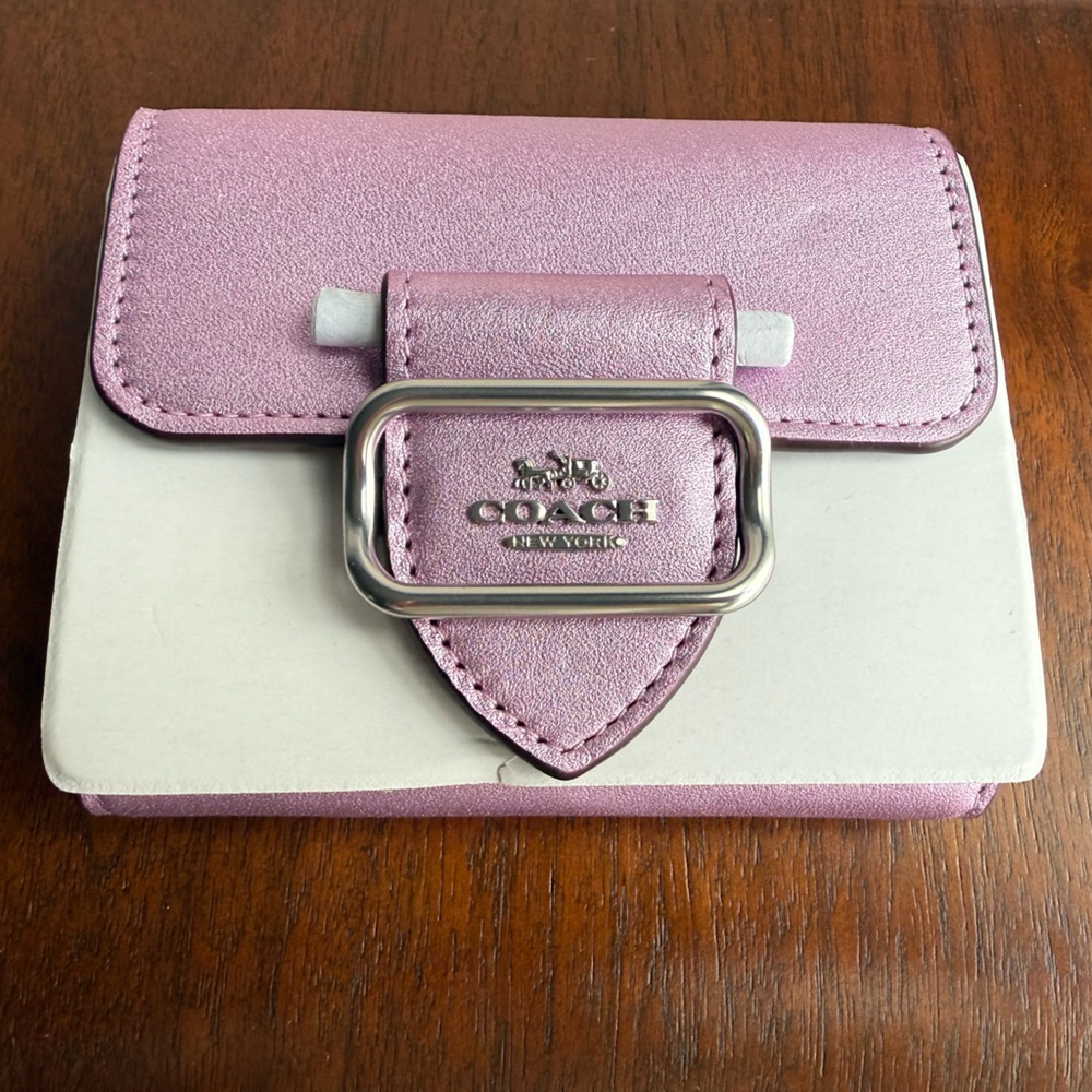 Coach Chrome Pink wallet